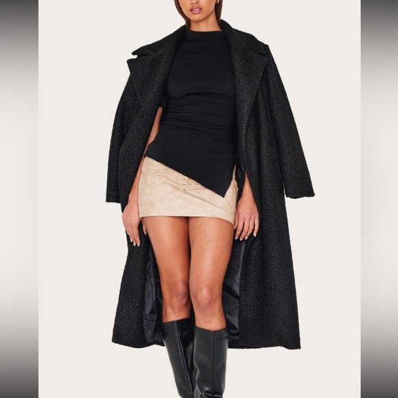 Tops - Black assymetrical cotton top